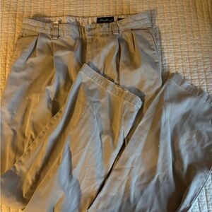 Eddie Bauer Men's Light Tan Chinos